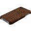 Genuine alligator leather iPhone 4 / 4S case IPHONE4-AL25HB Brown
