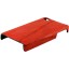 Genuine chicken leather iPhone 4 / 4S case IPHONE4-HEN01 Red