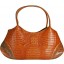 Genuine alligator and sea snake leather bag ISALB881 Tan