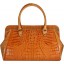 Genuine alligator and sea snake leather bag ISALB999-01 Tan