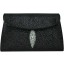 Genuine stingray leather bag ISB001 Black
