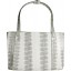 Genuine snake leather bag ISSNB181 Bone