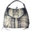 Genuine python snake leather bag ISSNB200PT Natural