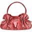 Genuine python snake leather bag ISSNB302PT Red