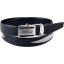 Genuine stingray leather belt ISSTBELT1-3-2B Black