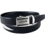 Genuine stingray leather belt ISSTBELT1-3-3B Black