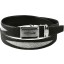 Genuine stingray leather belt ISSTBELT1-3-4B Black