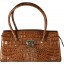 Genuine alligator leather bag JALB56 Brown
