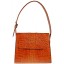 Genuine alligator leather bag JCM91 Tan