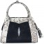 Genine python and stingray leather bag JSNB025PT-ST Natural / Black