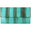 Genuine snake leather bag JSNB03 Turquoise