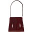 Genuine stingray leather bag LDR7 Burgundy