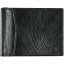 Genuine lizard leather money clip LIZ2392A Black