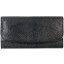Genuine lizard leather wallet LIZW30L Black