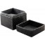 Genuine lizard leather watch / jewelry box LIZWBOX01 Black