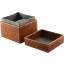 Genuine lizard leather watch / jewelry box LIZWBOX01 Tan