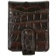 Genuine crocodile leather lipstick case LW01 Maroon