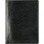 Genuine lizard leather wallet LWHK001 Black