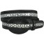 Genuine stingray leather belt MBH1-5 Black