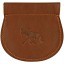 Genuine moose leather coin purse MOOSECP462A Brown