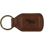 Genuine moose leather key ring MOOSEKH434B Brown