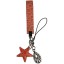 Genuine crocodile leather mobile phone pendant MP001 Flamingo