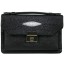 Genuine stingray leather bag MR8M Black
