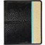Genuine stingray leather card holder NB23SA Black / Light Brown