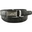 Genuine crocodile leather belt NCB01-15 Black