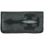 Genuine stingray and calf leather wallet NRSTW739L Black