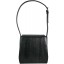 Genuine ostrich leather bag NSOLM02 Black