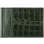 Genuine alligator leather money clip NTCM59T Black