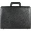 Genuine ostrich leather attache case OS044-01 Black