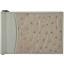 Genuine ostrich leather money clip OS2392 White