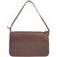 Genuine ostrich leather bag OSBAG001 Brown
