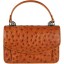 Genuine ostrich leather bag OSBAG068 Peanut