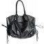 Genuine ostrich leather bag OSBAG138M Black