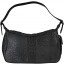Genuine ostrich leather bag OSBAG182 Black