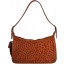 Genuine ostrich leather bag OSBAG182 Peanut