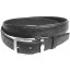 Genuine ostrich leather belt OSBELT001 Black
