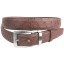 Genuine ostrich leather belt OSBELT001 Brown