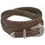 Genuine ostrich leather belt OSBELT002 Brown