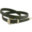 Genuine ostrich leather belt OSBELT005 Black