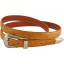 Genuine ostrich leather belt OSBELT005 Tan