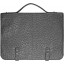 Genuine ostrich leather briefcase OSBRIEF001 Black