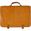 Genuine ostrich leather briefcase OSBRIEF001 Tan