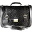 Genuine ostrich leather briefcase OSBRIEF8803 Black