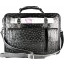 Genuine ostrich leather briefcase OSBRIEF8805 Black