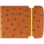 Genuine ostrich leather cash cover OSCCOV01 Brown