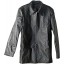 Genuine ostrich leather jacket OSJACKET01 Black
